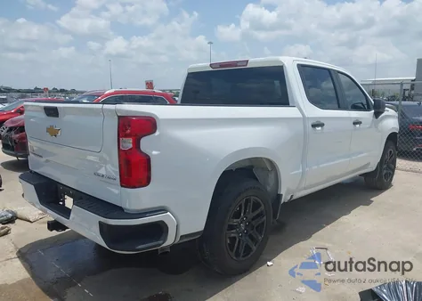 2024 Chevrolet Silverado 1500 2Wd Short Bed Custom z USA, uszkodzony, nr VIN 3GCPABEK2RG126578